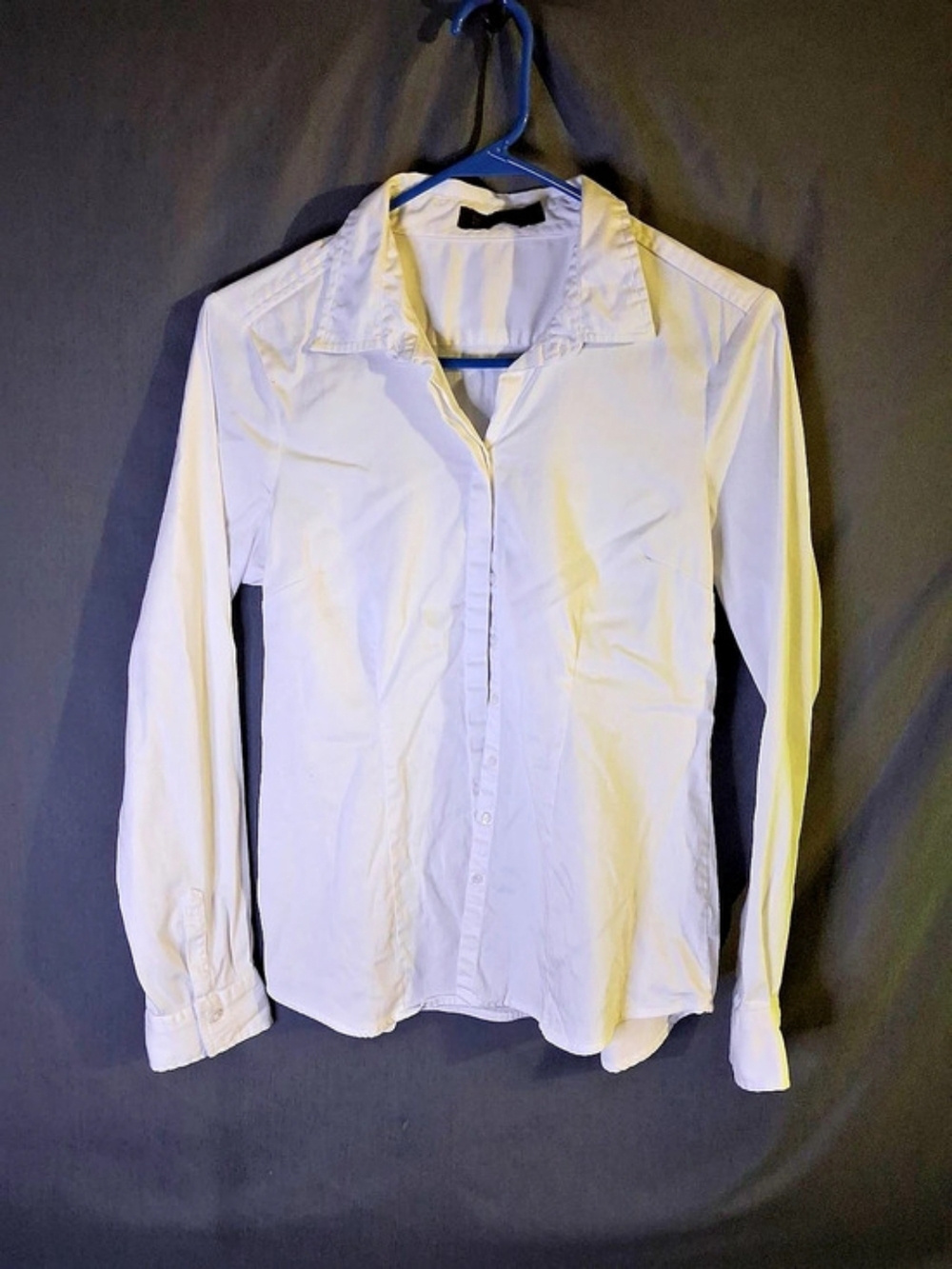 The Limited Essential Shirt White Button-Down Shirt-Large